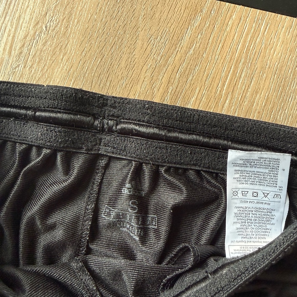Adidas Black track pants with White Side Stripes - Picture 9 of 13